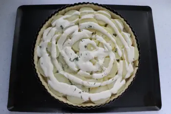 Tarte de pommes de terre au fromage : Étape 6