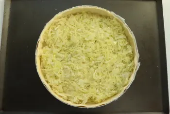 Quiche chou et cheddar : Étape 9
