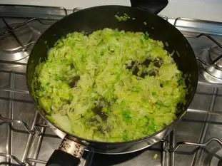 Tarte filo-poireaux-fromage : Étape 3