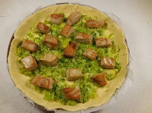 Tarte poireaux-thon frais : Étape 8