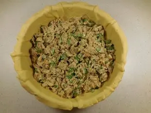 Tourte champignons-poulet : Étape 9