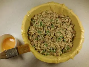 Tourte champignons-poulet : Étape 10
