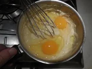 Tarte poireaux-mimolette : Étape 3