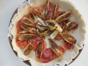 Tarte fine aux endives : Étape 5