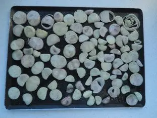 Tarte fine aux échalotes confites : Étape 2