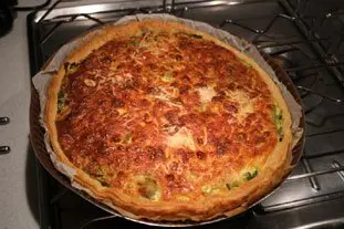 Fine tarte poireaux-artichauts à la piémontaise : Étape 11