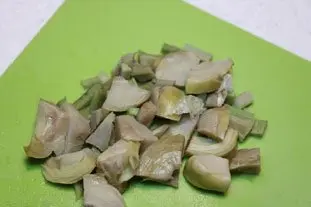 Fine tarte poireaux-artichauts à la piémontaise : Étape 2