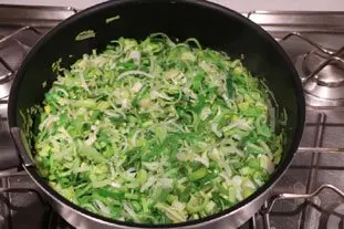 Fine tarte poireaux-artichauts à la piémontaise : Étape 6