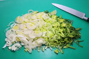 Tarte bretonne champignons et poireaux : Étape 1