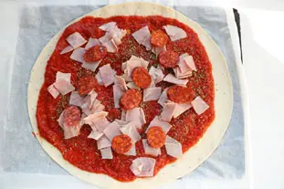 Pizza feuilletée express : Étape 4