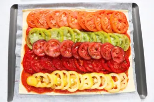 Tarte fine multi-tomates : Étape 6