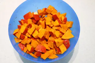 Tarte au parmesan et potimarron : Étape 1