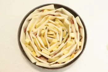 Tarte filo campagnarde : Étape 8