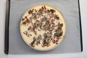 Quiche à l'oseille et pommes de terre : Étape 11