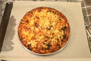 Quiche à l'oseille et pommes de terre : Étape 13