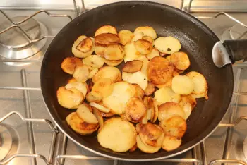 Quiche sans pâte aux épinards et pommes de terre : Étape 2