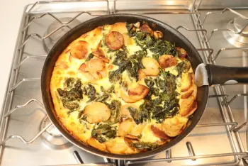Quiche sans pâte aux épinards et pommes de terre : Étape 9