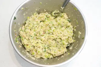 Galette de semoule aux poireaux : Étape 6