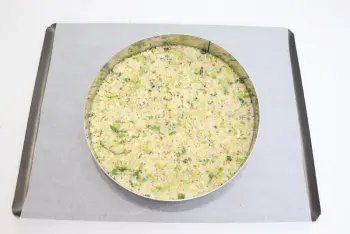 Galette de semoule aux poireaux : Étape 7