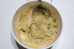 Tartines grillées de poulet à la crème de sésame : Étape 1