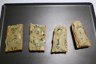 Tartines grillées de poulet à la crème de sésame : Étape 3