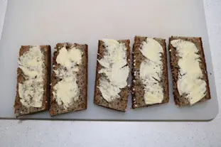 Tartines norvégiennes : Étape 4