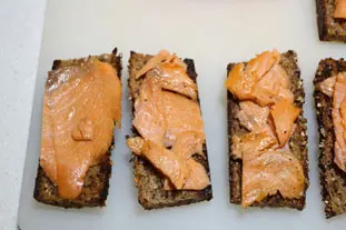 Tartines norvégiennes : Étape 7
