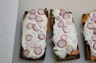 Tartines norvégiennes : Étape 8