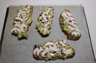 Tartines au haddock fumé et fondue de poireaux : Étape 5