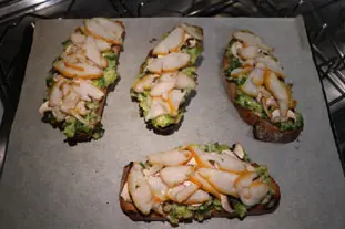 Tartines au haddock fumé et fondue de poireaux : Étape 7