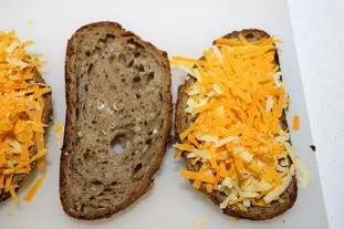 Grilled cheese à l'avocat : Étape 5