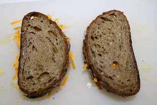 Grilled cheese à l'avocat : Étape 6