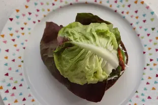 Bagel poulet et avocat : Étape 13