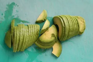 Bagel poulet et avocat : Étape 9