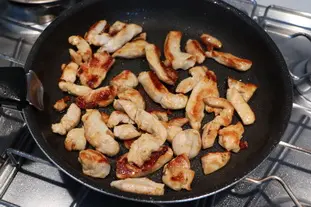 Bagel poulet et avocat : Étape 5