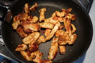 Bagel poulet et avocat : Étape 6