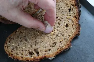 Tartines auvergnates : Étape 1