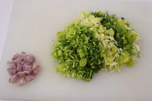Tartine aux poireaux et œufs brouillés : Étape 1
