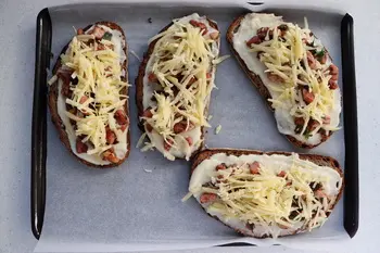 Tartines grillées jambon-béchamel : Étape 10