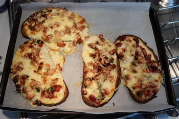Tartines grillées jambon-béchamel : Étape 11