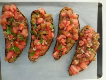 Bruschetta : Étape 6