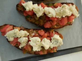 Bruschetta : Étape 7