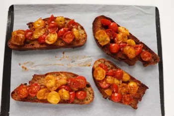 Bruschetta et mozzarella : Étape 7