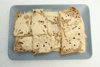 Pain perdu salé : Étape 4