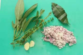 Tartines gratinées aux courgettes et tomates : Étape 2