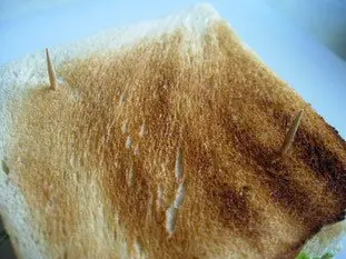 Sandwichs club au crabe et saumon fumé : Étape 13