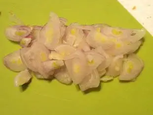 Tartine gratinée aux épinards : Étape 1