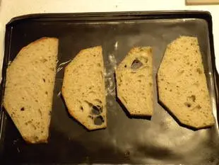 Tartine gratinée aux épinards : Étape 5