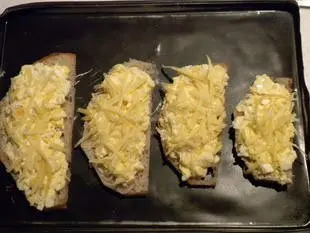 Tartine gratinée aux épinards : Étape 6