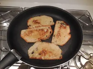 Tartine aux épinards et béchamel : Étape 2